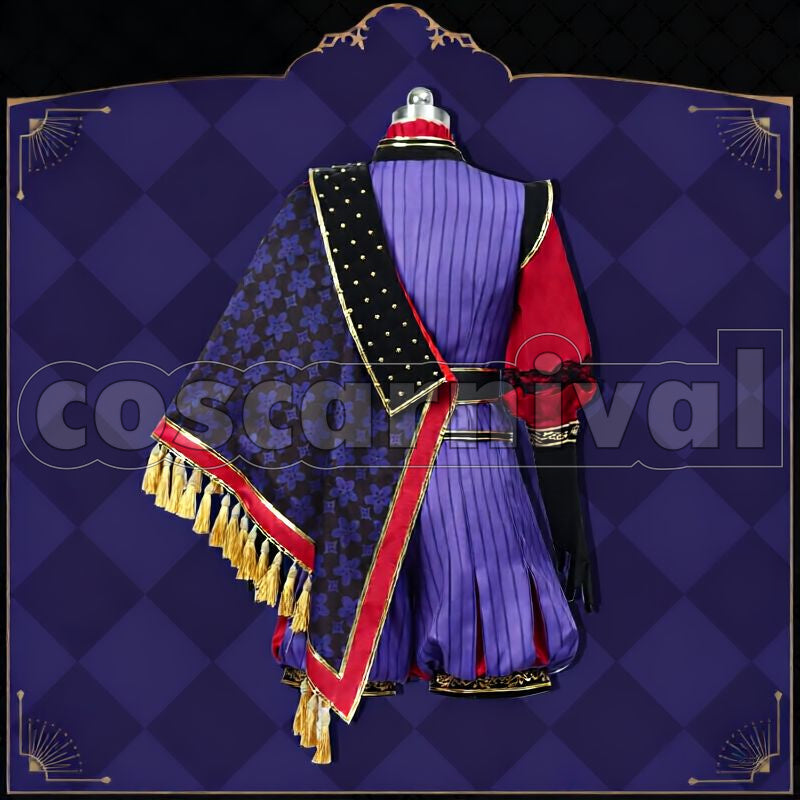Felmier Glorious Masquerade: Let the Bell of Solace Ring Cosplay cosplay costume from Disney Twisted-Wonderland Epel, back view 1