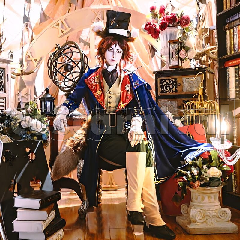 Foulworth Playful Land's Miraculous Marionettes Cosplay cosplay costume from Disney Twisted-Wonderland Ernesto, front view 1