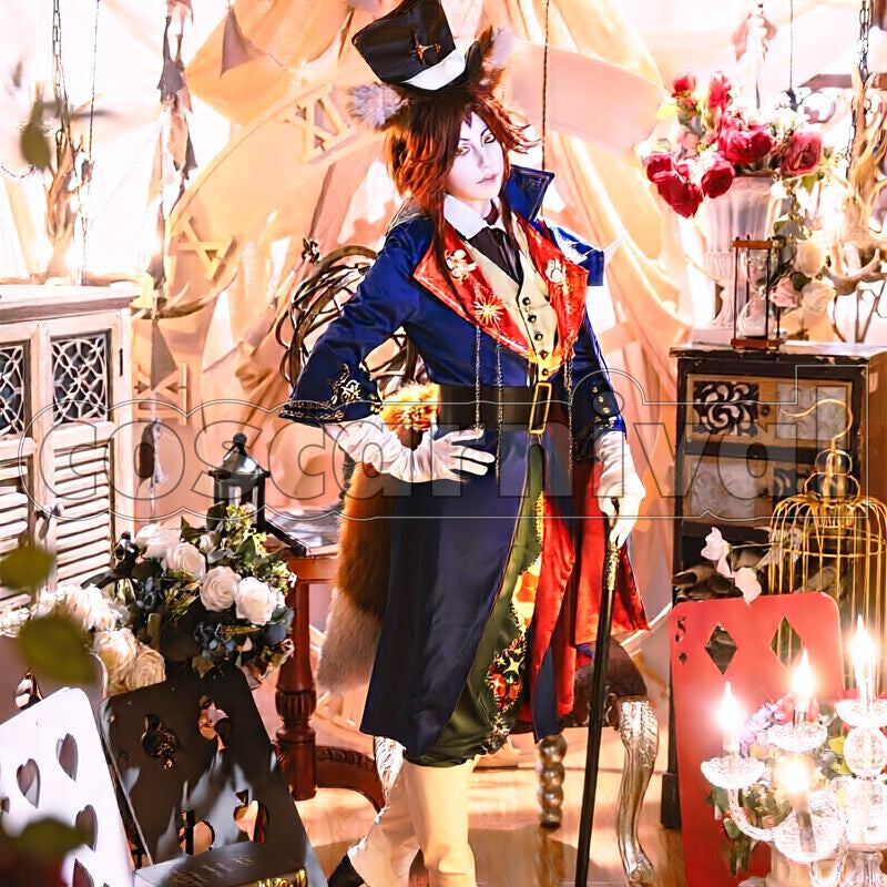 Foulworth Playful Land's Miraculous Marionettes Cosplay cosplay costume from Disney Twisted-Wonderland Ernesto, front view 2