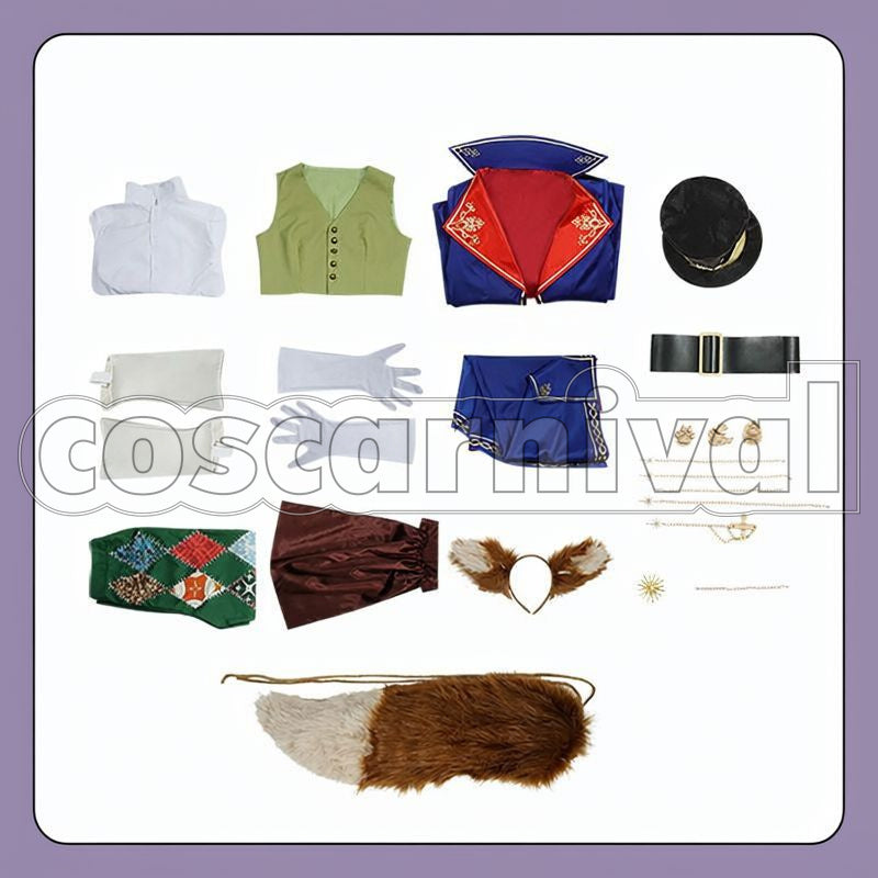 Foulworth Playful Land's Miraculous Marionettes Cosplay cosplay costume from Disney Twisted-Wonderland Ernesto, set view