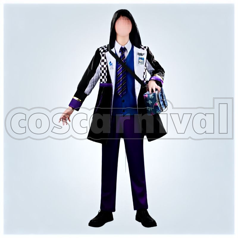 Shroud Board Game Club Club Wear Cosplay cosplay costume from Disney Twisted-Wonderland Idia, front view 1