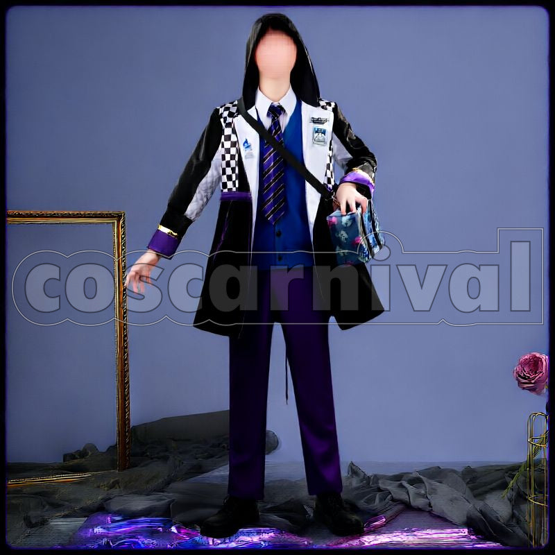 Shroud Board Game Club Club Wear Cosplay cosplay costume from Disney Twisted-Wonderland Idia, front view 2