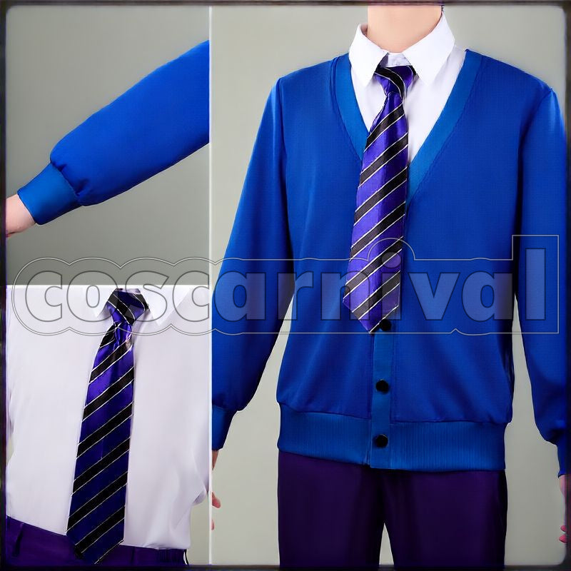 Shroud Board Game Club Club Wear Cosplay cosplay costume from Disney Twisted-Wonderland Idia, front view 6
