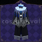 Shroud Glorious Masquerade: Let the Bell of Solace Ring Cosplay cosplay costume from Disney Twisted-Wonderland Idia, front view 2