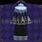 Shroud Glorious Masquerade: Let the Bell of Solace Ring Cosplay cosplay costume from Disney Twisted-Wonderland Idia, front view 4