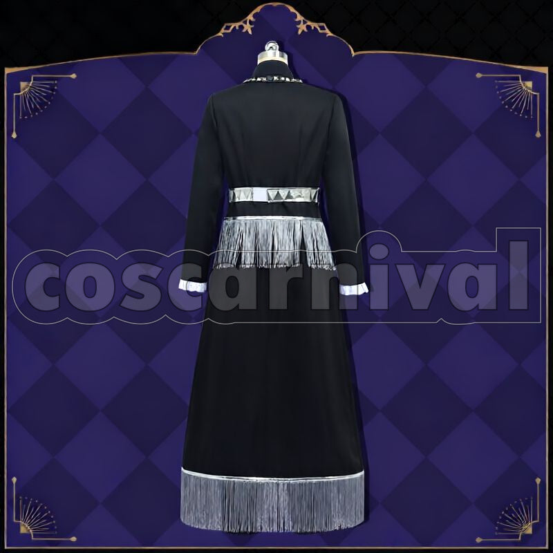 Shroud Glorious Masquerade: Let the Bell of Solace Ring Cosplay cosplay costume from Disney Twisted-Wonderland Idia, back view 1