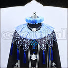Shroud Glorious Masquerade: Let the Bell of Solace Ring Cosplay cosplay costume from Disney Twisted-Wonderland Idia, front view 7