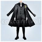 Viper Lost in the Book with Tim Burton's The Nightmare Before Christmas Halloween Cosplay cosplay costume from Disney Twisted-Wonderland Jamil, front view 1