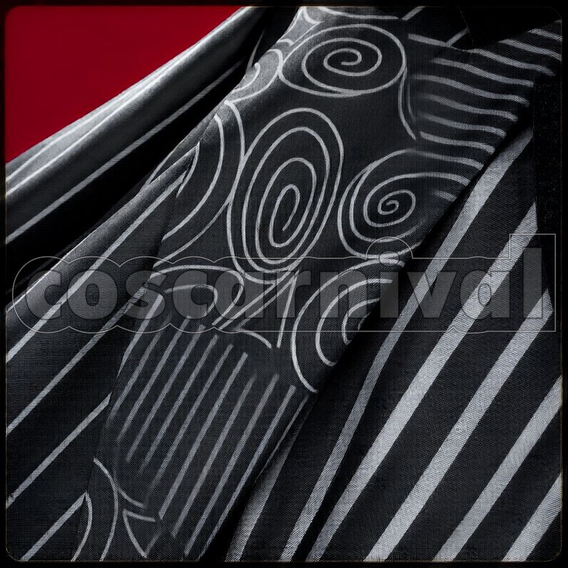 Viper Lost in the Book with Tim Burton's The Nightmare Before Christmas Halloween Cosplay cosplay costume from Disney Twisted-Wonderland Jamil, detail-2