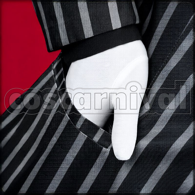 Viper Lost in the Book with Tim Burton's The Nightmare Before Christmas Halloween Cosplay cosplay costume from Disney Twisted-Wonderland Jamil, detail-8