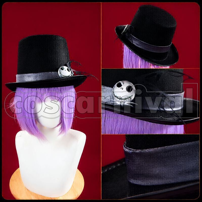 Viper Lost in the Book with Tim Burton's The Nightmare Before Christmas Halloween Cosplay cosplay costume from Disney Twisted-Wonderland Jamil, accessory view 2