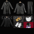 Viper Lost in the Book with Tim Burton's The Nightmare Before Christmas Halloween Cosplay cosplay costume from Disney Twisted-Wonderland Jamil, set view