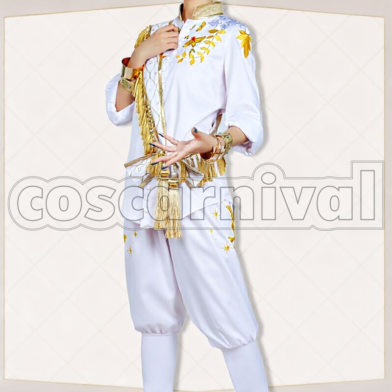 Al-Asim Fairy Gala: Operation Steal the Show Embroidered Version Cosplay cosplay costume from Disney Twisted-Wonderland Kalim, front view 3