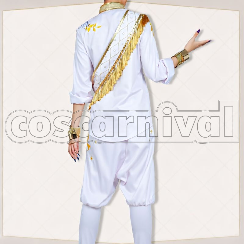Al-Asim Fairy Gala: Operation Steal the Show Embroidered Version Cosplay cosplay costume from Disney Twisted-Wonderland Kalim, back view