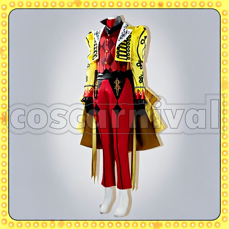 Al-Asim Playful Land's Miraculous Marionettes Cosplay cosplay costume from Disney Twisted-Wonderland Kalim, front view 3
