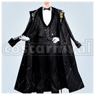 Kingscholar Lost in the Book with Tim Burton's The Nightmare Before Christmas Halloween Cosplay cosplay costume from Disney Twisted-Wonderland Leona, front view 1