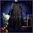 Kingscholar Lost in the Book with Tim Burton's The Nightmare Before Christmas Halloween Cosplay cosplay costume from Disney Twisted-Wonderland Leona, back view