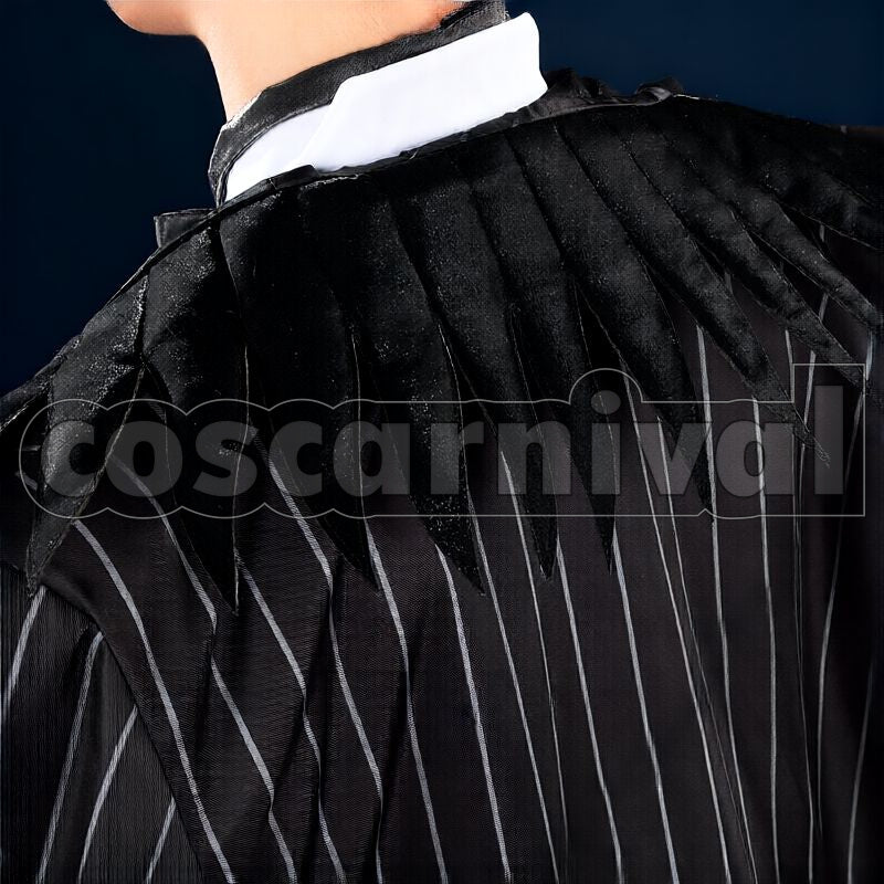 Kingscholar Lost in the Book with Tim Burton's The Nightmare Before Christmas Halloween Cosplay cosplay costume from Disney Twisted-Wonderland Leona, detail-2