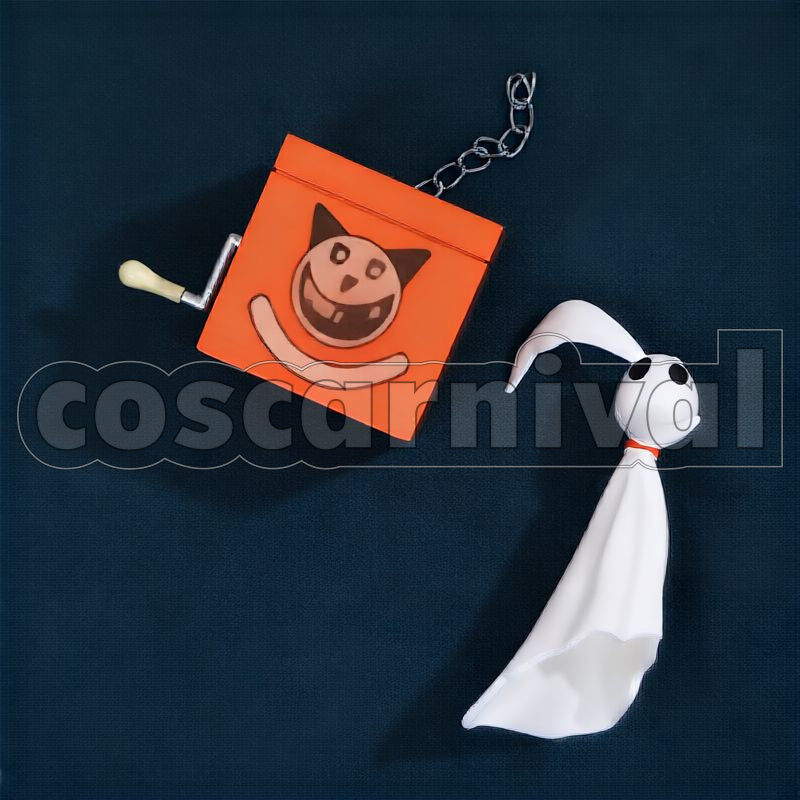 Vanrouge Lost in the Book with Tim Burton's The Nightmare Before Christmas First Christmas Cosplay cosplay costume from Disney Twisted-Wonderland Lilia, accessory set view