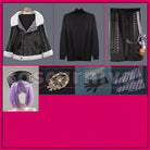Vanrouge Lost in the Book with Tim Burton's The Nightmare Before Christmas First Christmas Cosplay cosplay costume from Disney Twisted-Wonderland Lilia, set view