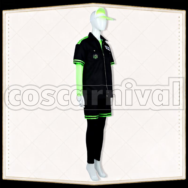 Vanrouge Diasomnia PE Uniform Cosplay cosplay costume from Disney Twisted-Wonderland Lilia, side view