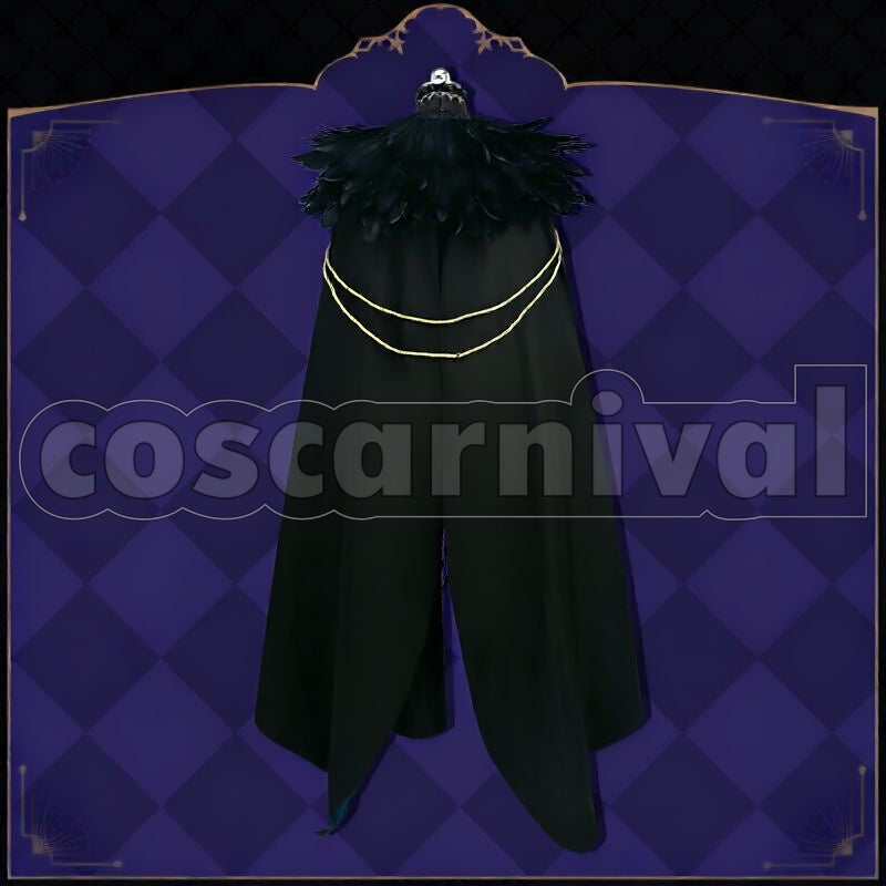 Draconia Glorious Masquerade: Let the Bell of Solace Ring Cosplay cosplay costume from Disney Twisted-Wonderland Malleus, front view 4
