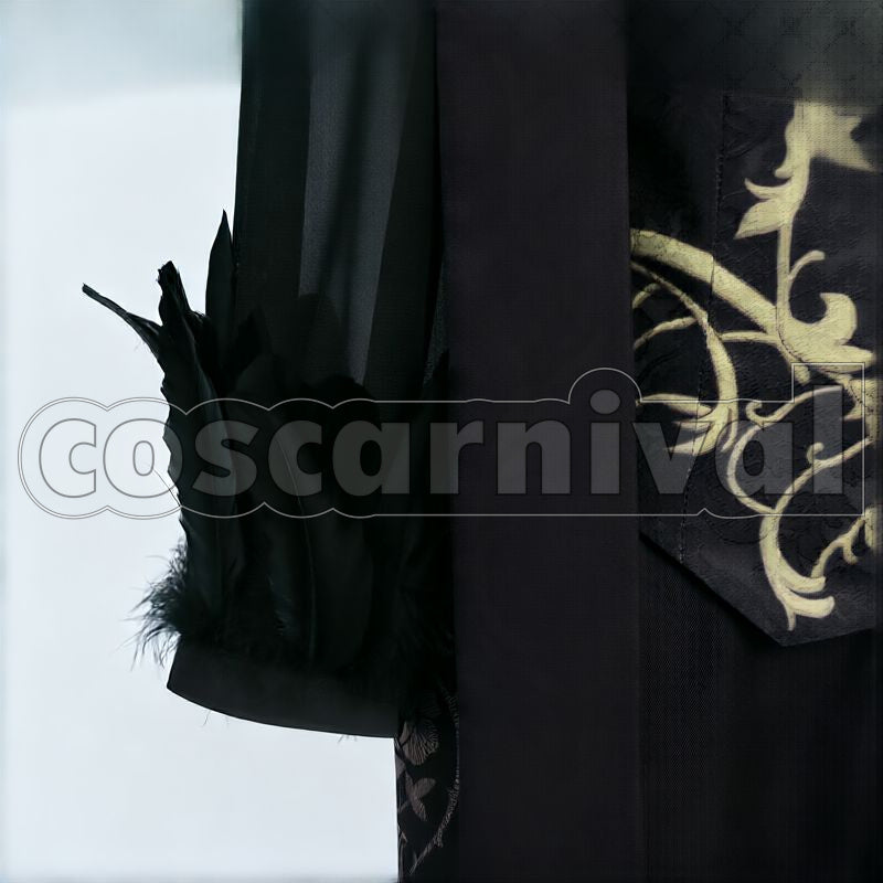 Draconia Glorious Masquerade: Let the Bell of Solace Ring Cosplay cosplay costume from Disney Twisted-Wonderland Malleus, detail-3