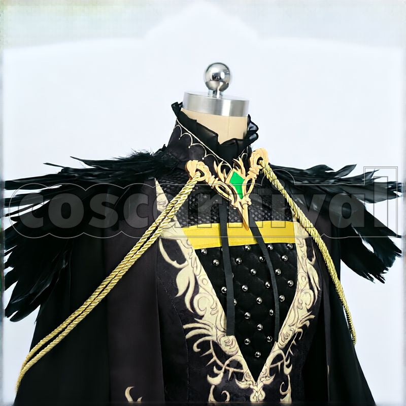 Draconia Glorious Masquerade: Let the Bell of Solace Ring Cosplay cosplay costume from Disney Twisted-Wonderland Malleus, detail-7