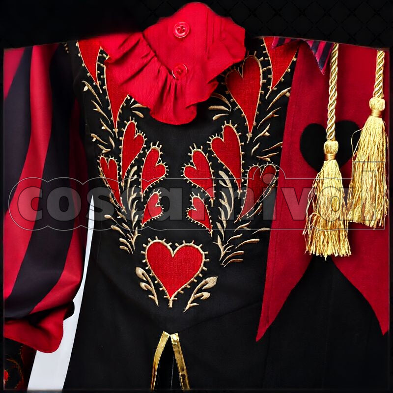 Rosehearts Glorious Masquerade: Let the Bell of Solace Ring Cosplay cosplay costume from Disney Twisted-Wonderland Riddle, detail-6