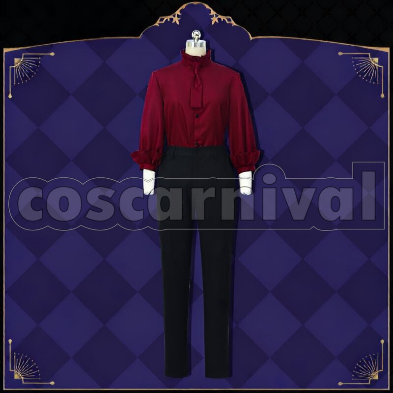 Hunt Glorious Masquerade: Let the Bell of Solace Ring Cosplay cosplay costume from Disney Twisted-Wonderland Rook, front view 5