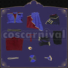 Hunt Glorious Masquerade: Let the Bell of Solace Ring Cosplay cosplay costume from Disney Twisted-Wonderland Rook, set view