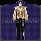 Bucchi Glorious Masquerade: Let the Bell of Solace Ring Cosplay cosplay costume from Disney Twisted-Wonderland Ruggie, front view 2