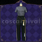 Bucchi Glorious Masquerade: Let the Bell of Solace Ring Cosplay cosplay costume from Disney Twisted-Wonderland Ruggie, front view 5