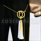 Bucchi Glorious Masquerade: Let the Bell of Solace Ring Cosplay cosplay costume from Disney Twisted-Wonderland Ruggie, accessory view