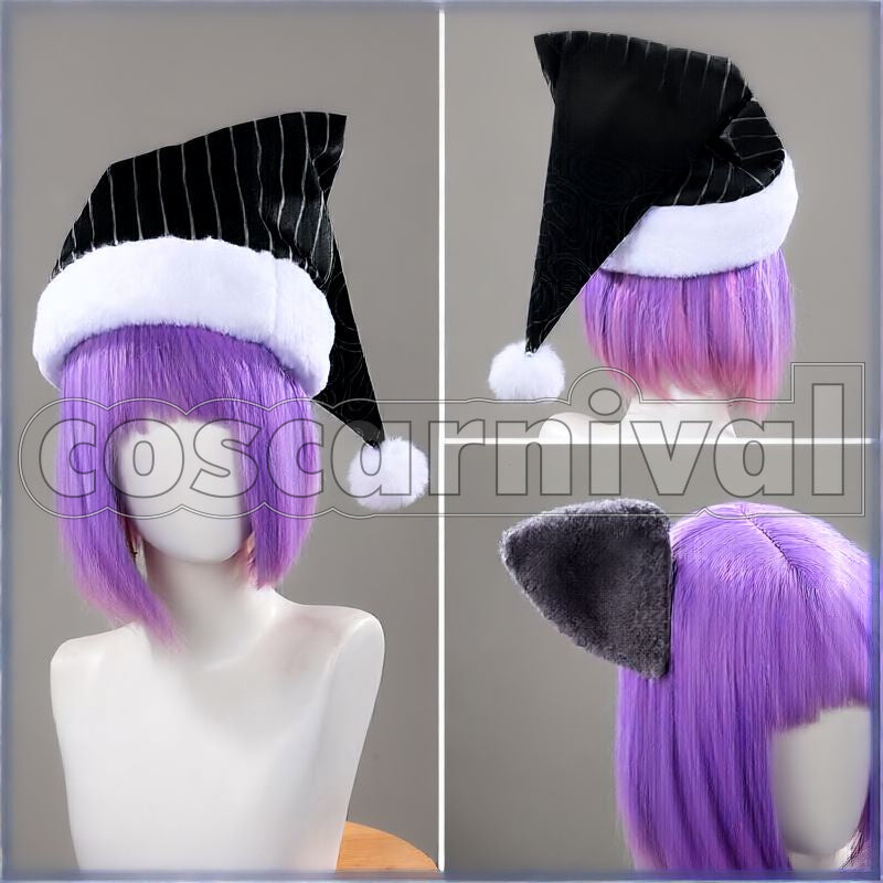Bucchi Lost in the Book with Tim Burton's The Nightmare Before Christmas First Christmas Cosplay cosplay costume from Disney Twisted-Wonderland Ruggie, accessory set view