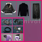Bucchi Lost in the Book with Tim Burton's The Nightmare Before Christmas First Christmas Cosplay cosplay costume from Disney Twisted-Wonderland Ruggie, set view