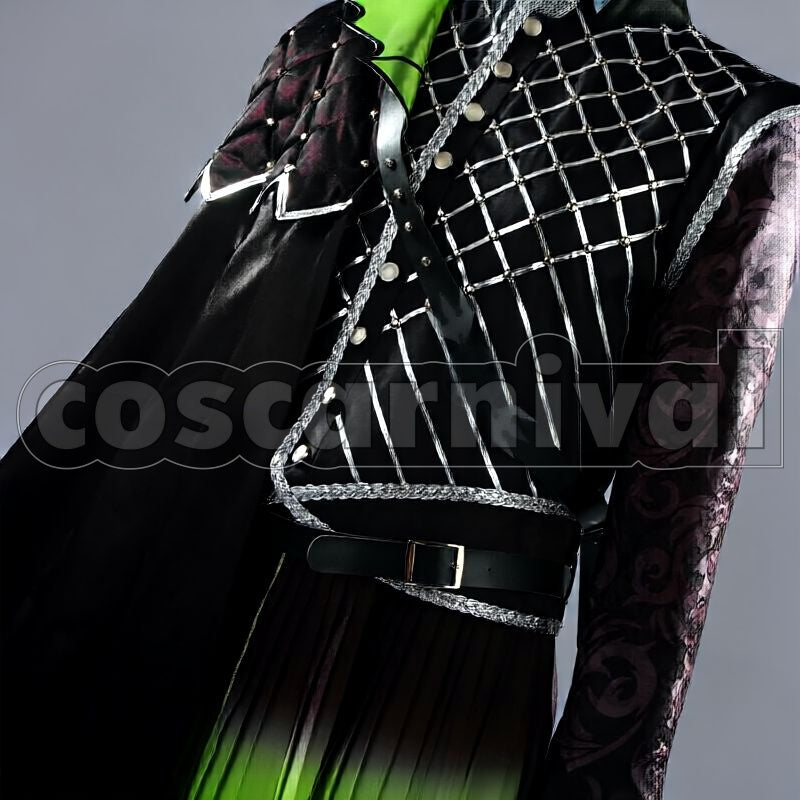 Zigvolt Glorious Masquerade: Let the Bell of Solace Ring Cosplay cosplay costume from Disney Twisted-Wonderland Sebek, detail-9