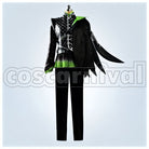 Glorious Masquerade: Let the Bell of Solace Ring Cosplay cosplay costume from Disney Twisted-Wonderland Silver, front view 1