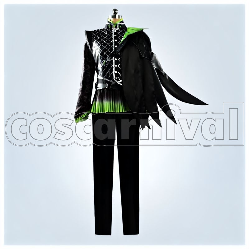 Glorious Masquerade: Let the Bell of Solace Ring Cosplay cosplay costume from Disney Twisted-Wonderland Silver, front view 1