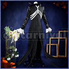 J. Graves Lost in the Book with Tim Burton's The Nightmare Before Christmas Halloween Cosplay cosplay costume from Disney Twisted-Wonderland Skully, back view 1
