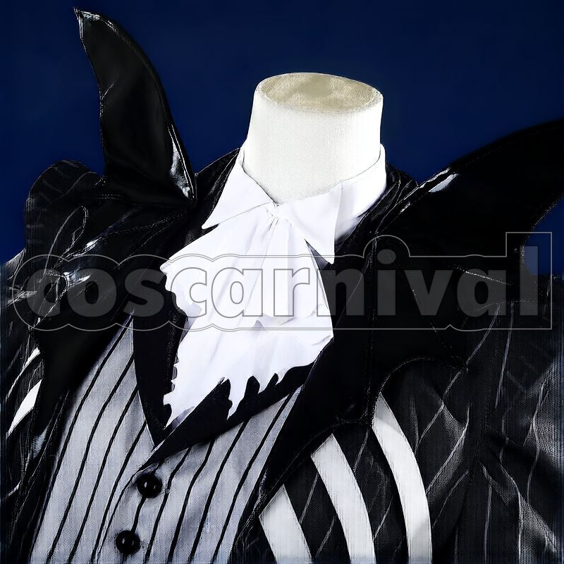 J. Graves Lost in the Book with Tim Burton's The Nightmare Before Christmas Halloween Cosplay cosplay costume from Disney Twisted-Wonderland Skully, detail-1