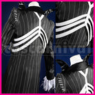 J. Graves Lost in the Book with Tim Burton's The Nightmare Before Christmas Halloween Cosplay cosplay costume from Disney Twisted-Wonderland Skully, back view 2