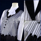 J. Graves Lost in the Book with Tim Burton's The Nightmare Before Christmas Halloween Cosplay cosplay costume from Disney Twisted-Wonderland Skully, front view 7