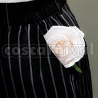 J. Graves Lost in the Book with Tim Burton's The Nightmare Before Christmas Halloween Cosplay cosplay costume from Disney Twisted-Wonderland Skully, detail-7