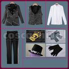 Clover Lost in the Book with Tim Burton's The Nightmare Before Christmas Halloween Cosplay cosplay costume from Disney Twisted-Wonderland Trey, set view