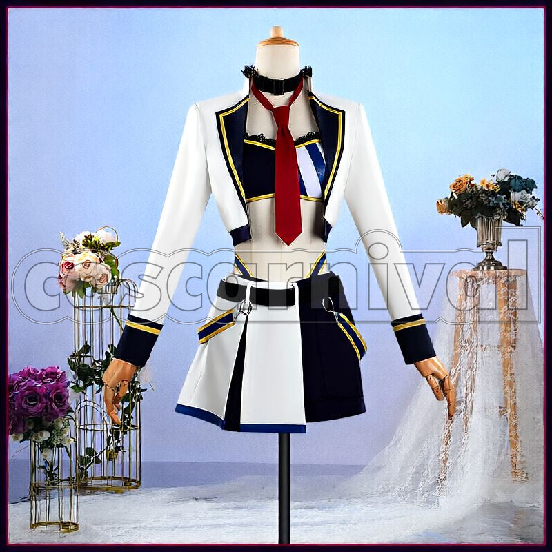Gray Oguri Cap Stage Outfit Cosplay cosplay costume from Umamusume: Cinderella, front view 2
