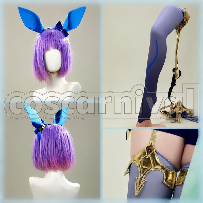 Admire Groove Tranquil Realm of Frozen Crystals Race Outfit Cosplay cosplay costume from Umamusume: Pretty Derby, accessory set view
