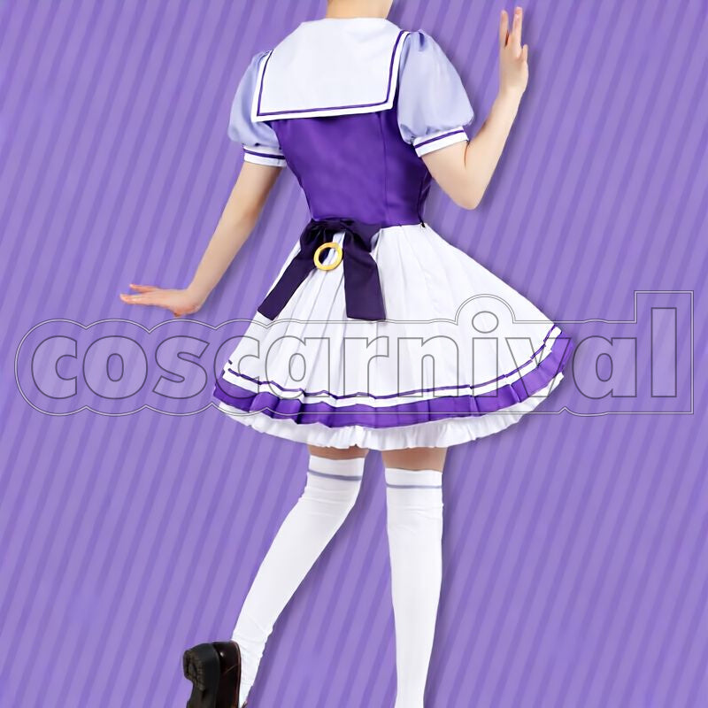 All Members Summer School Uniform Cosplay cosplay costume from Umamusume: Pretty Derby, back view