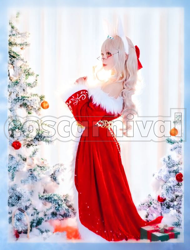 Biwa Hayahide Rouge Caroler Cosplay cosplay costume from Umamusume: Pretty Derby, side view