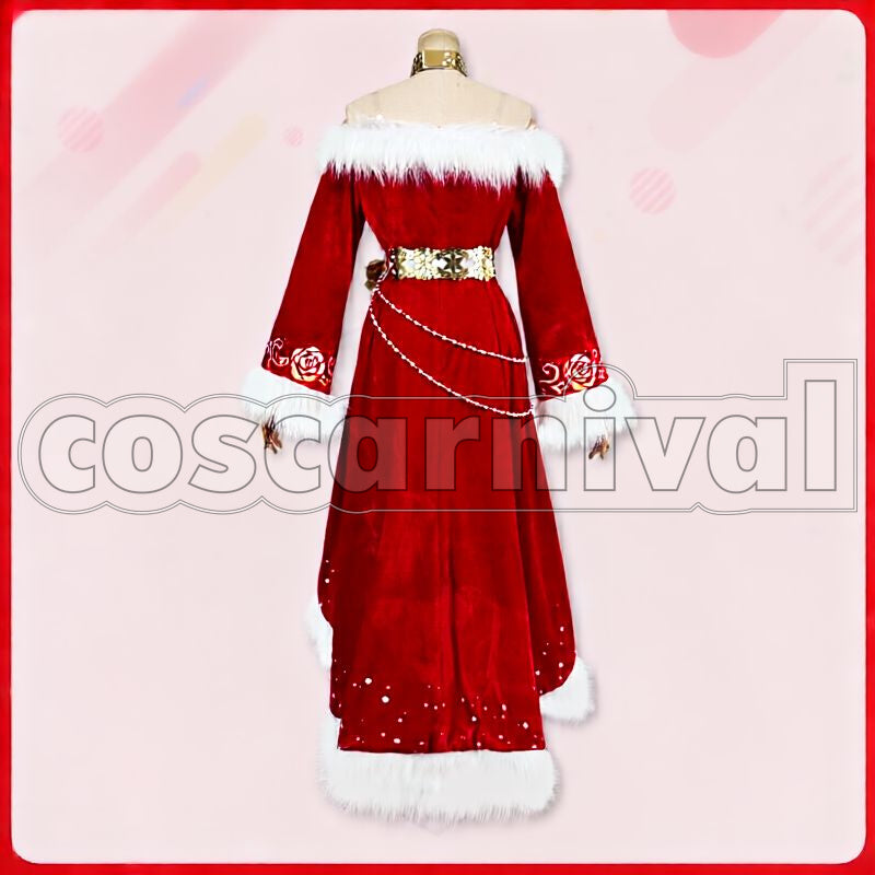 Biwa Hayahide Rouge Caroler Cosplay cosplay costume from Umamusume: Pretty Derby, back view